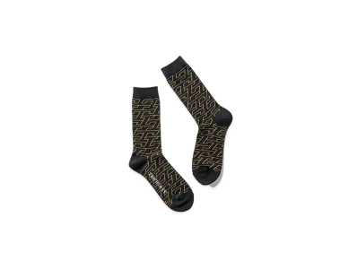 TIGHTBOOTH T Jacquard Socks "Black"