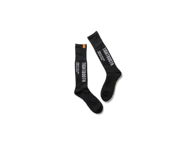 TIGHTBOOTH Label Logo High Socks "Black"