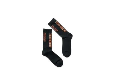 TIGHTBOOTH Label Logo Socks "Black"