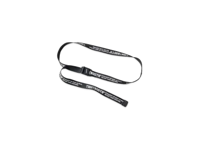 TIGHTBOOTH Jacquard Logo Belt "Black"