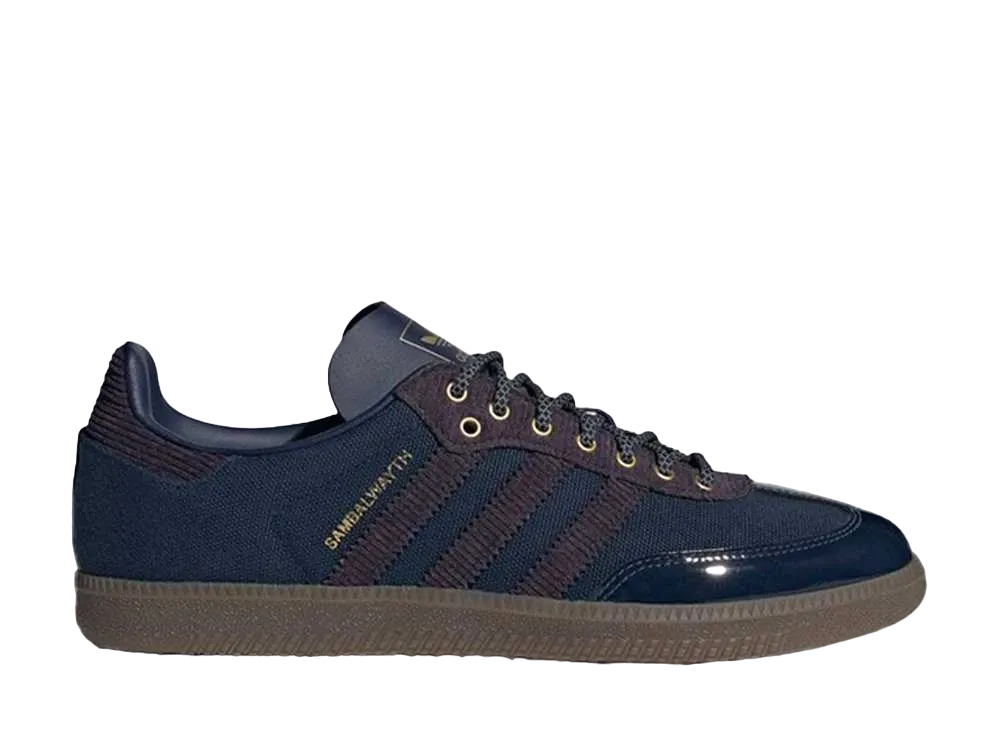 Alwayth × adidas Samba OG "College Navy/Aurora Black/Matte Gold"