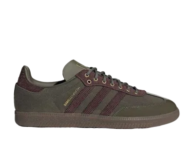 Alwayth × adidas Samba OG "Olive Straighter/Shadow Brown/Matte Gold"