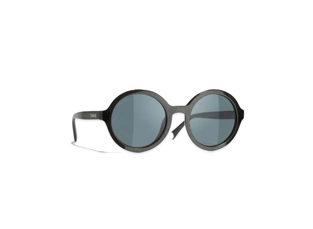 CHANEL Round Sunglasses "Blue"