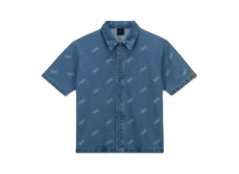 Nike Jordan Allover Print Men's Denim Top "Denim" (Asia Size) FN4654-436