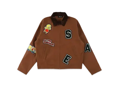 WIND AND SEA THE SIMPSONS / WDS Duck Jacket "Brown"