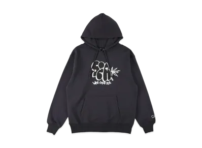 WIND AND SEA THE SIMPSONS / WDS Graffiti Logo Hoodie "Carbon"