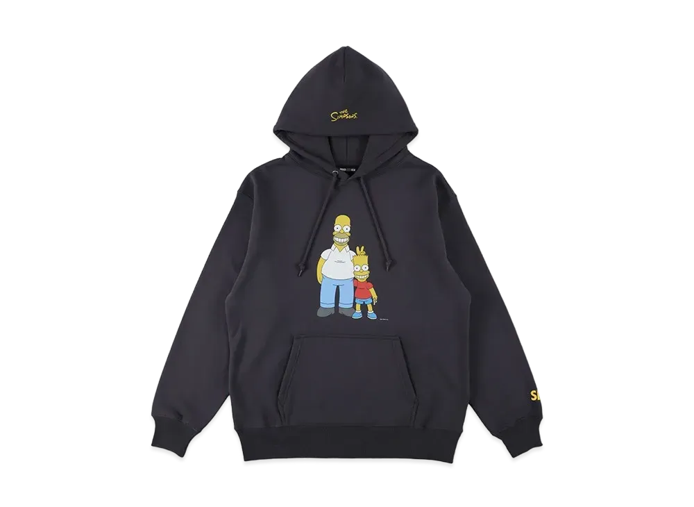 WIND AND SEA THE SIMPSONS / WDS Bart & Homer Hoodie "Carbon"