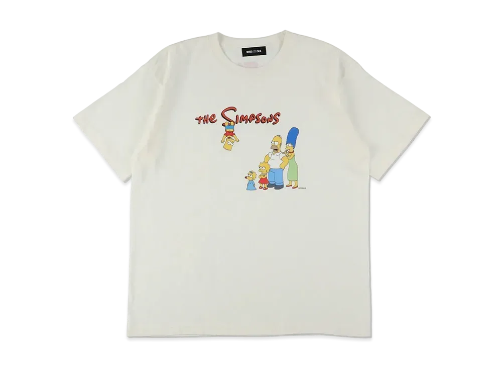 WIND AND SEA THE SIMPSONS / WDS Family Tee 