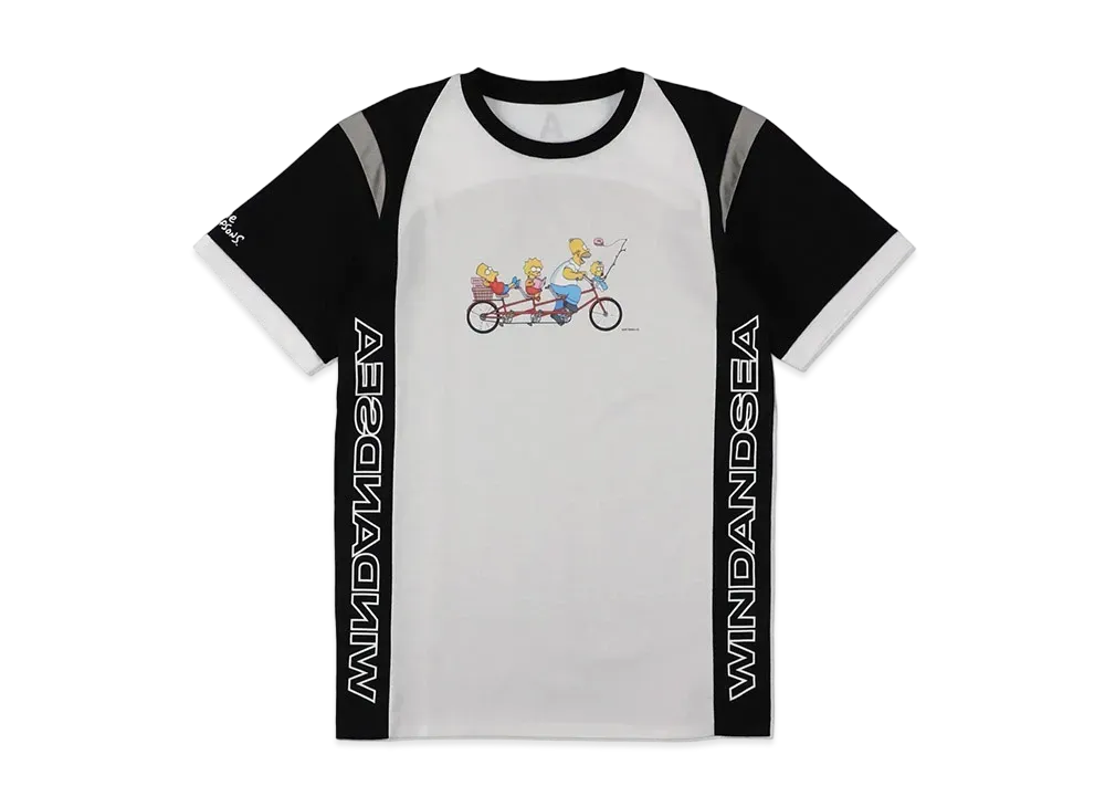 WIND AND SEA THE SIMPSONS / WDS Cycle Tee "White"
