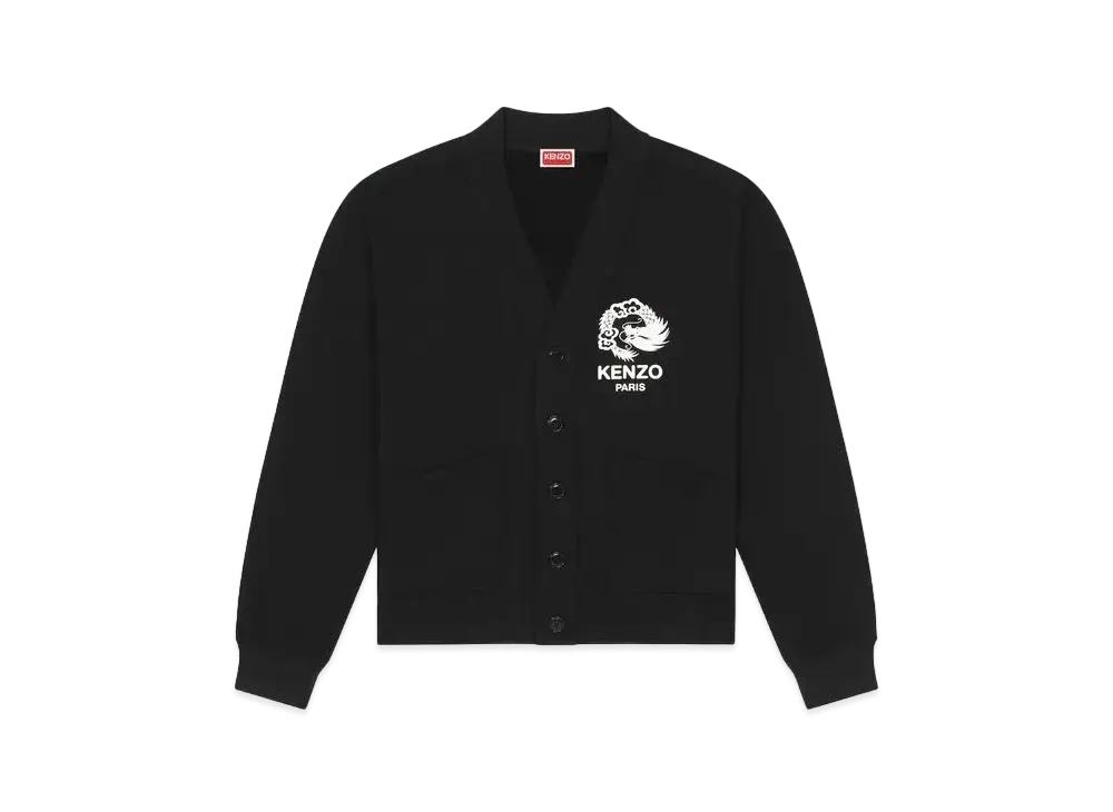 KENZO 'YEAR OF THE DRAGON' Classic Cardigan Unisex "Black"