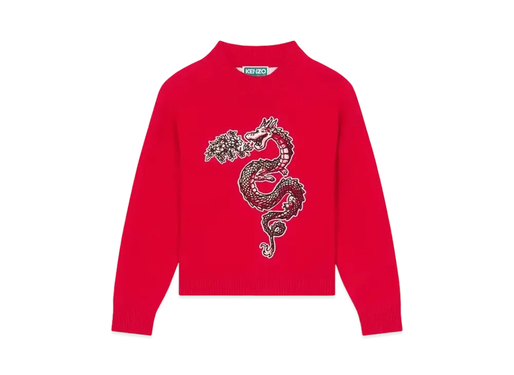 KENZO 'YEAR OF THE DRAGON' Jumper "Medium Red"