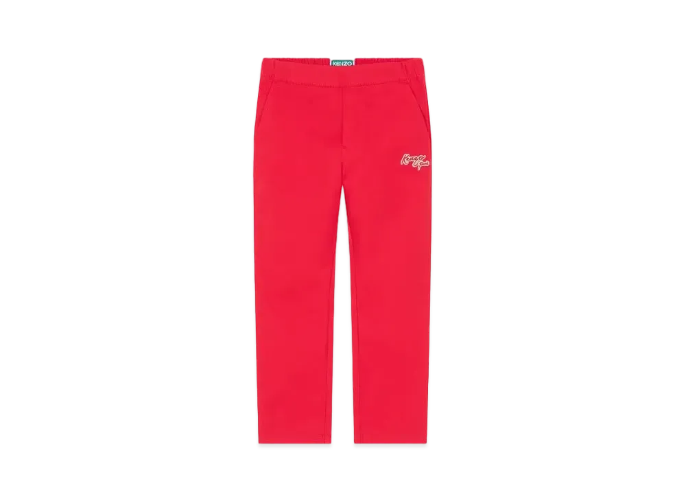 KENZO 'YEAR OF THE DRAGON' Embroidery Pants "Medium Red"