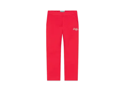 KENZO 'YEAR OF THE DRAGON' Embroidery Pants "Medium Red"
