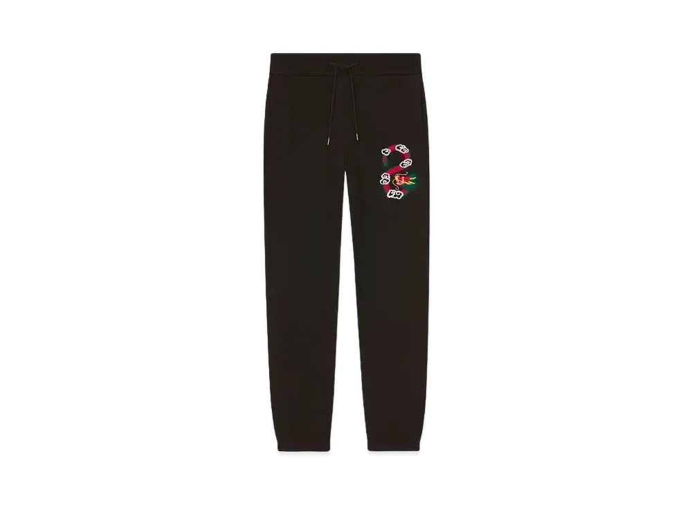 KENZO 'YEAR OF THE DRAGON' Embroidery Jogging Pants "Black"