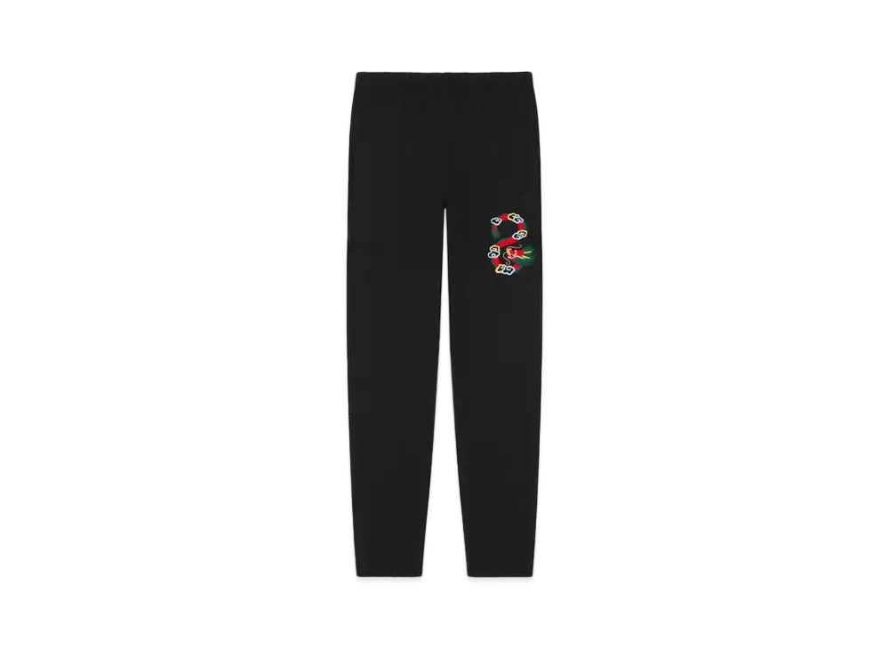 KENZO 'YEAR OF THE DRAGON' Classic Embroidery Jogging Pants "Black"