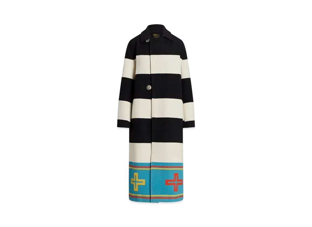 Polo Ralph Lauren x Naiomi Glassess Wool Coat "Multi"