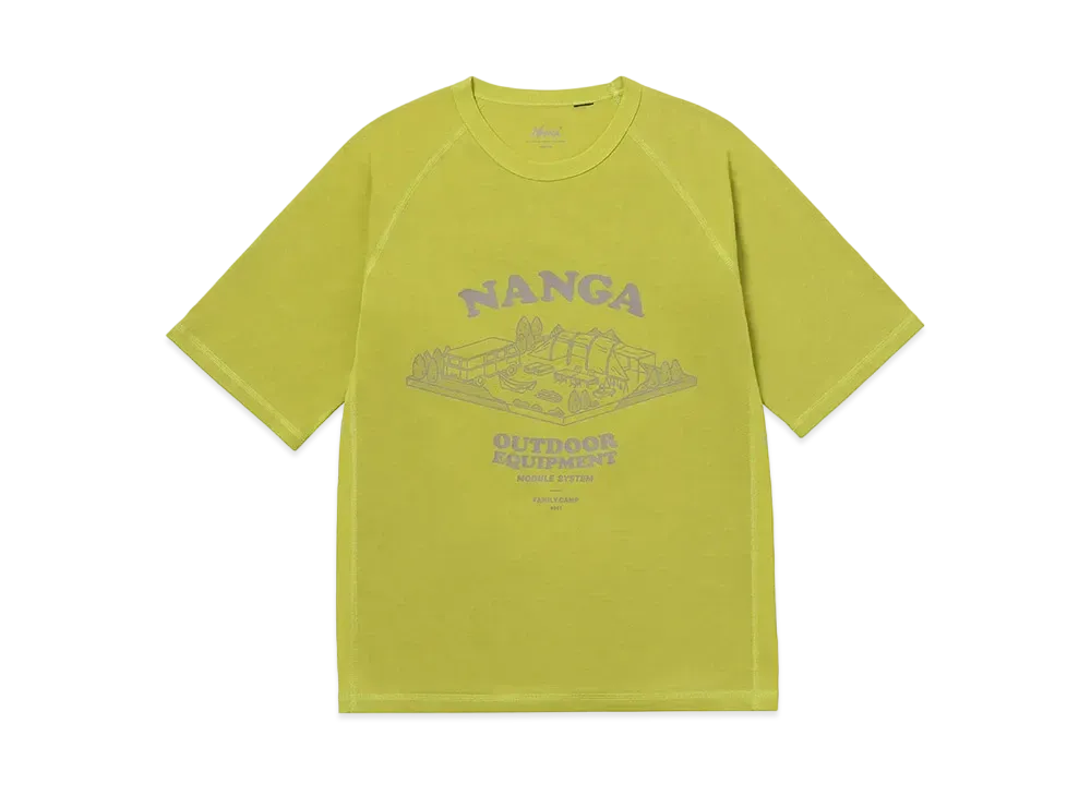 NANGA Dry Mix Oems#1 Tee "Mustard"