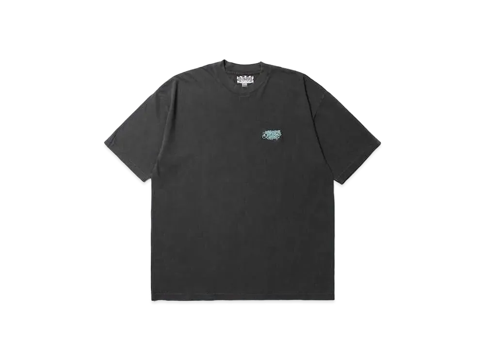 APHRODITEGANG Classic Logo Pigment Dye S/S T Shirt "Black-Blue"