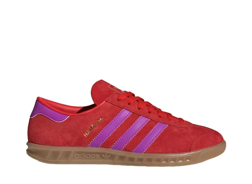 アディダス オリジナルス ウィメンズ ハンブルク "レッド/パープルバースト/ガム"