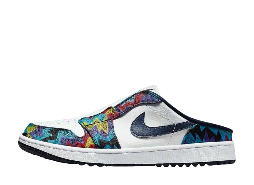 A28.0cm ナイキ エアジョーダン1 ミュール ゴルフ FJ1214-100 Nike Air Jordan 1 Mule Golf