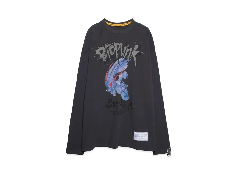 beauty:beast DARK KNIGHT L/S TEE "D.GRAY"