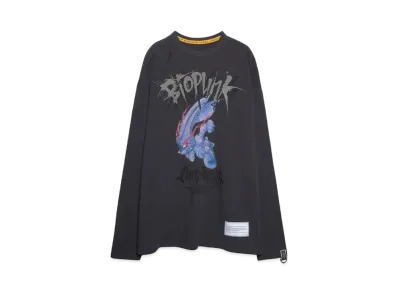 beauty:beast DARK KNIGHT L/S TEE "D.GRAY"
