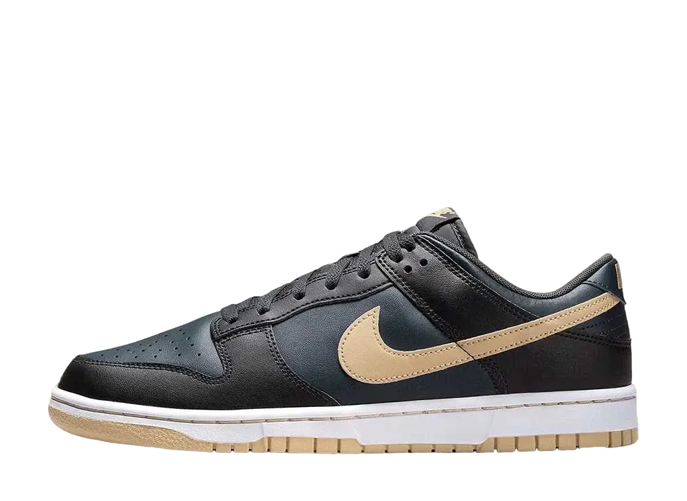 ナイキ ダンク ロー "ブラック/ミッドナイトネイビー/タン"