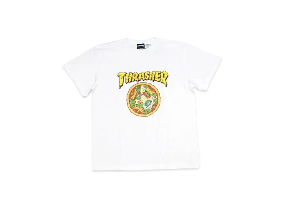 THRASHER x TMNT Collaboration T Shirt THTUR-ST003 "White"