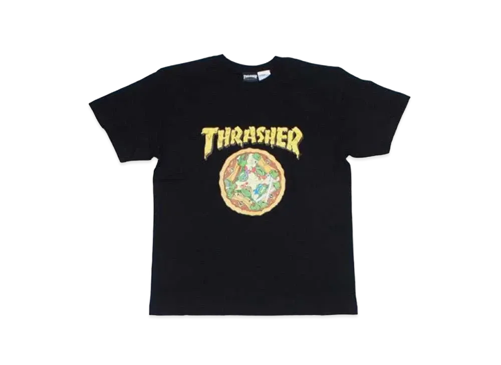 THRASHER x TMNT Collaboration T Shirt THTUR-ST003 "Black"