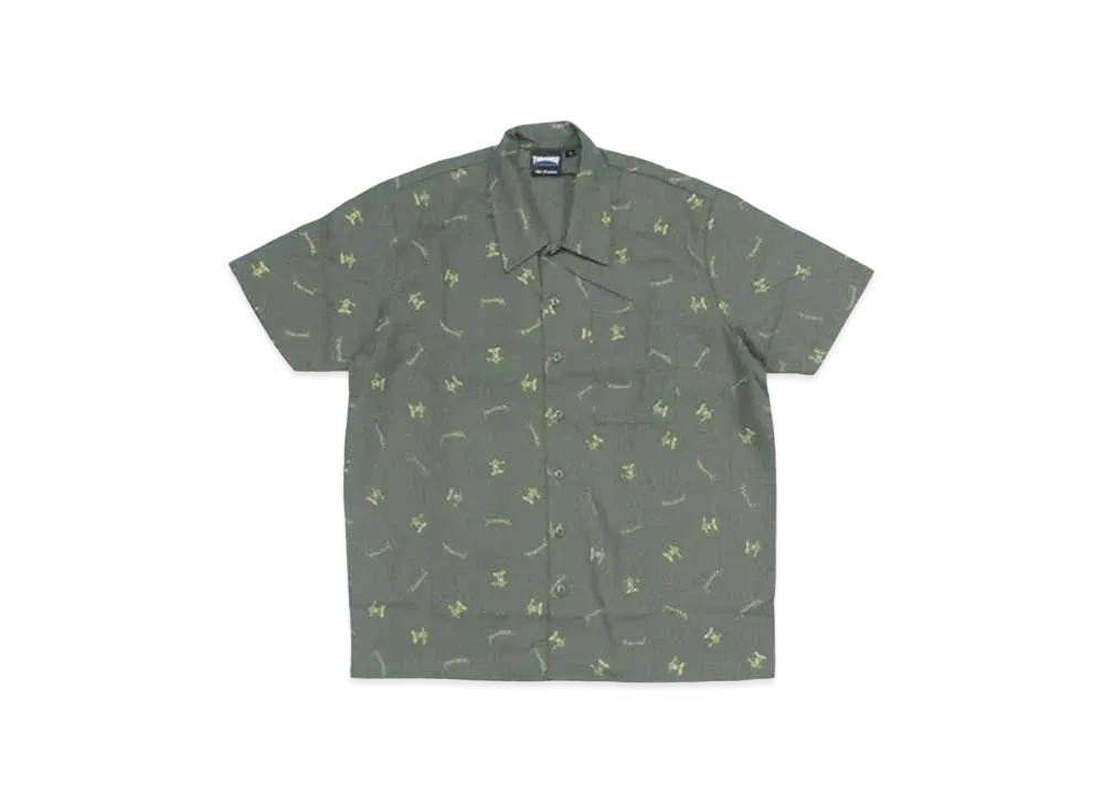 THRASHER Hometown Gonz Linenmixed S/S Shirts "Khaki"