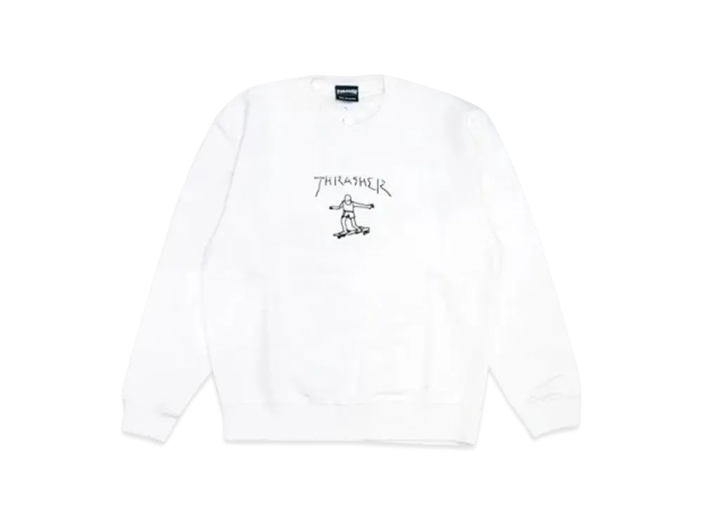 THRASHER Gonz Sweat (Pile) "White"