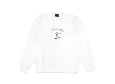THRASHER Gonz Sweat (Pile) "White"