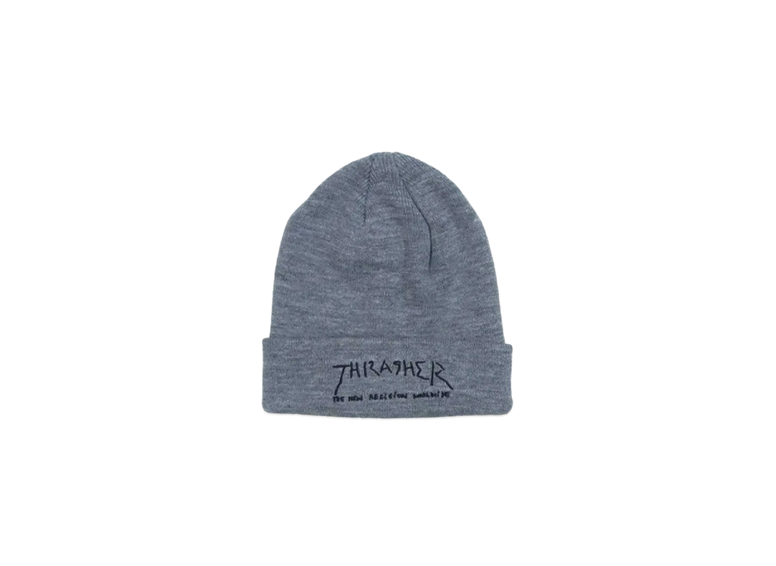 THRASHER Gonz Logo Embroidered Beanie "Gray"