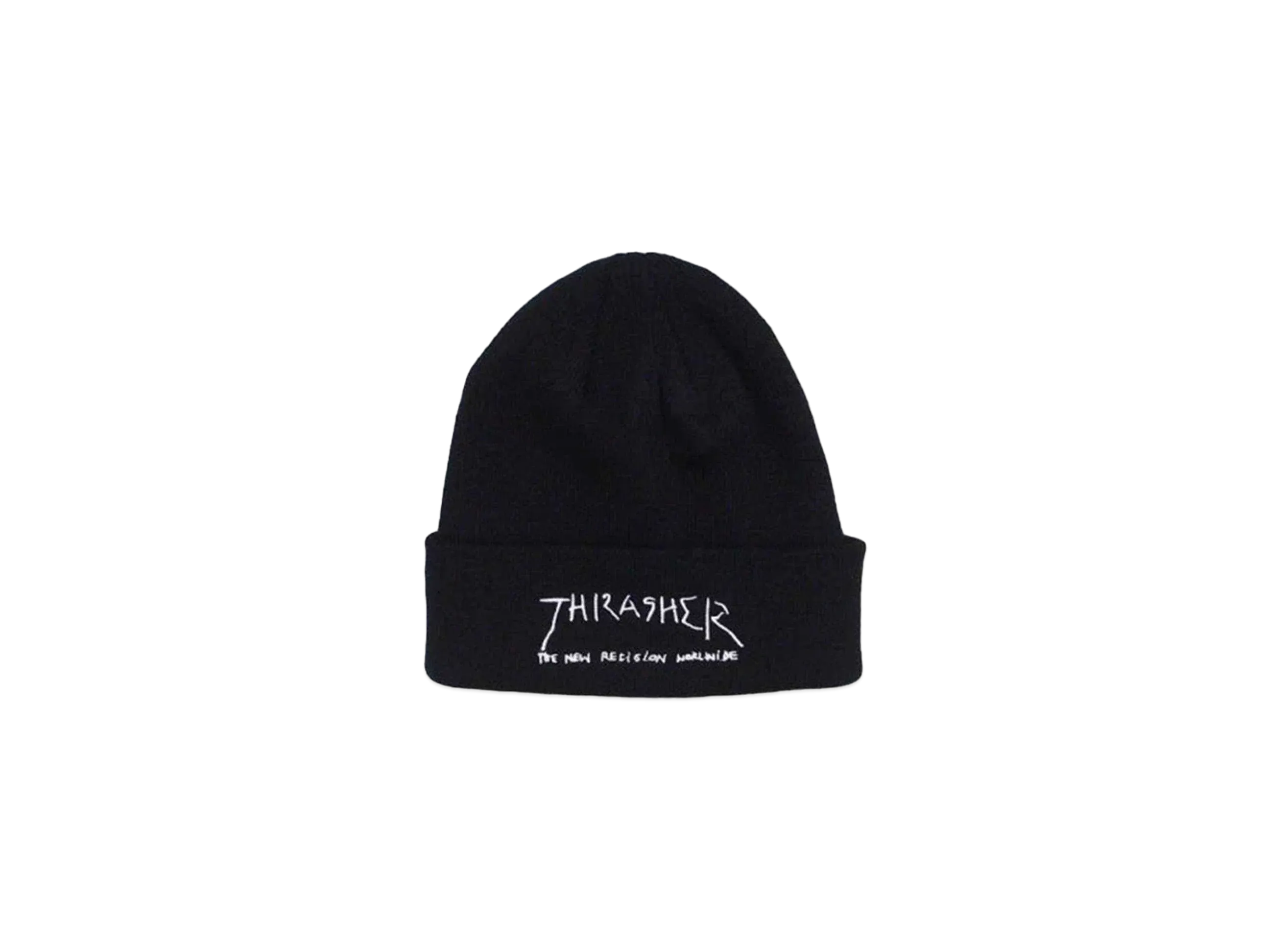 THRASHER Gonz Logo Embroidered Beanie "Black"