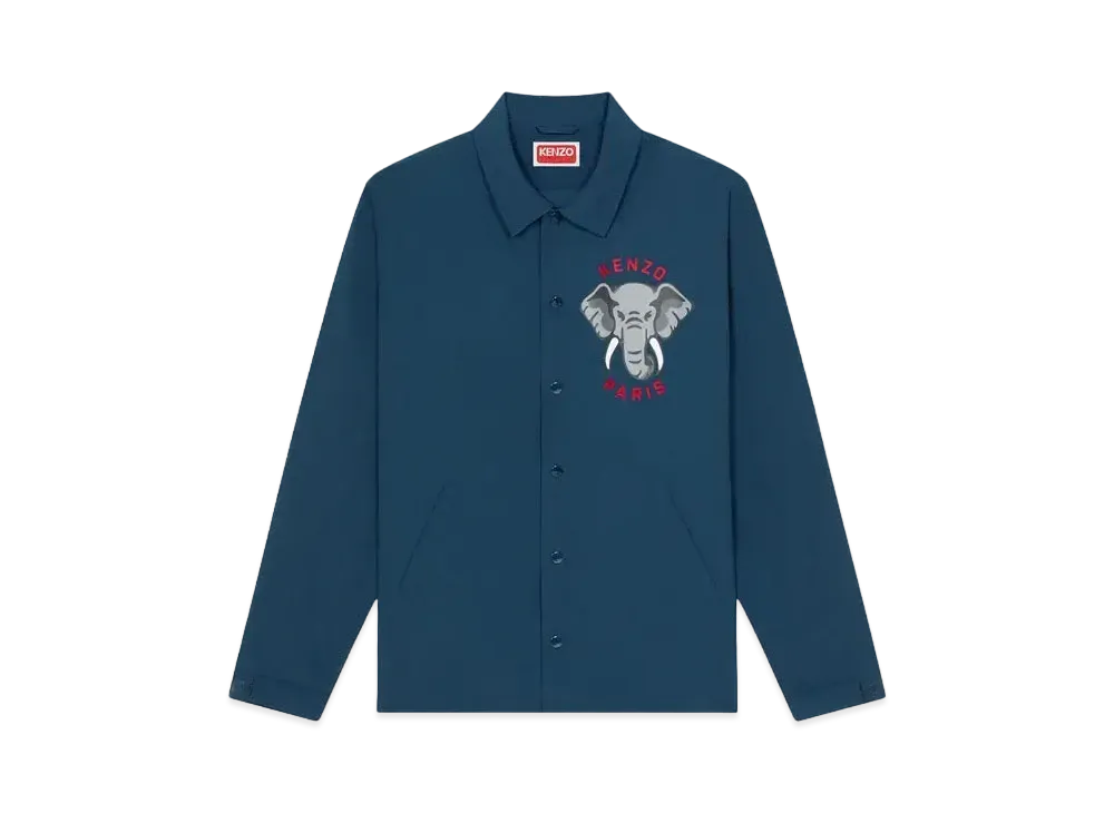 KENZO 'ELEPHANT' Coach Jacket "Midnight Blue"