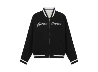 KENZO 'ELEPHANT' Embroidery Souvenir Jacket Unisex "Black"