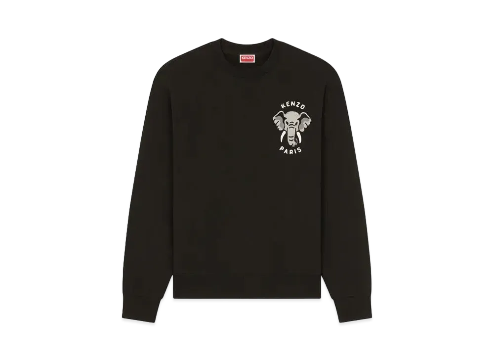 KENZO 'ELEPHANT' Sweat "Black"