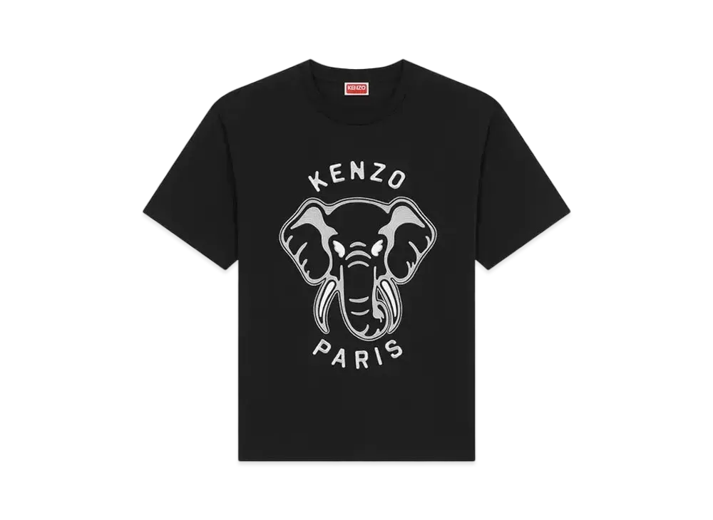 KENZO 'ELEPHANT' Oversize T-Shirt "Black"