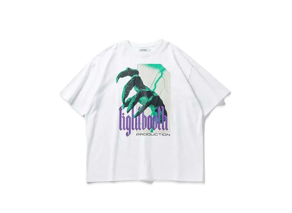 TIGHTBOOTH Hand T-shirt "White"
