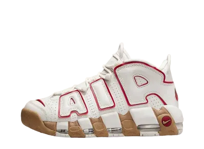 ナイキ ウィメンズ エアモアアップテンポ "ホワイト/レッド/ガム"