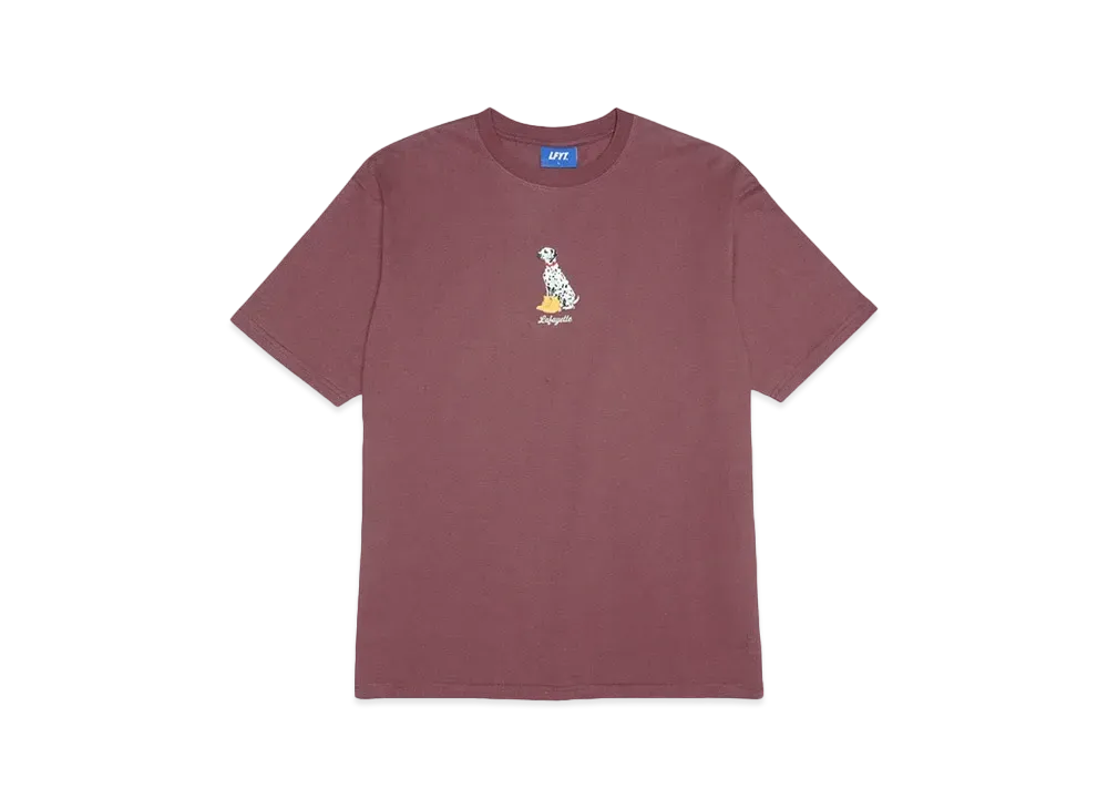 LFYT DALMATIAN TEE " BURGUNDY"