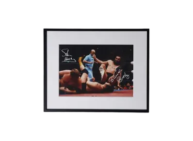 【予約商品】超獣コンビ x 週刊プロレス Signed Framed Picture -5- "MULTI"