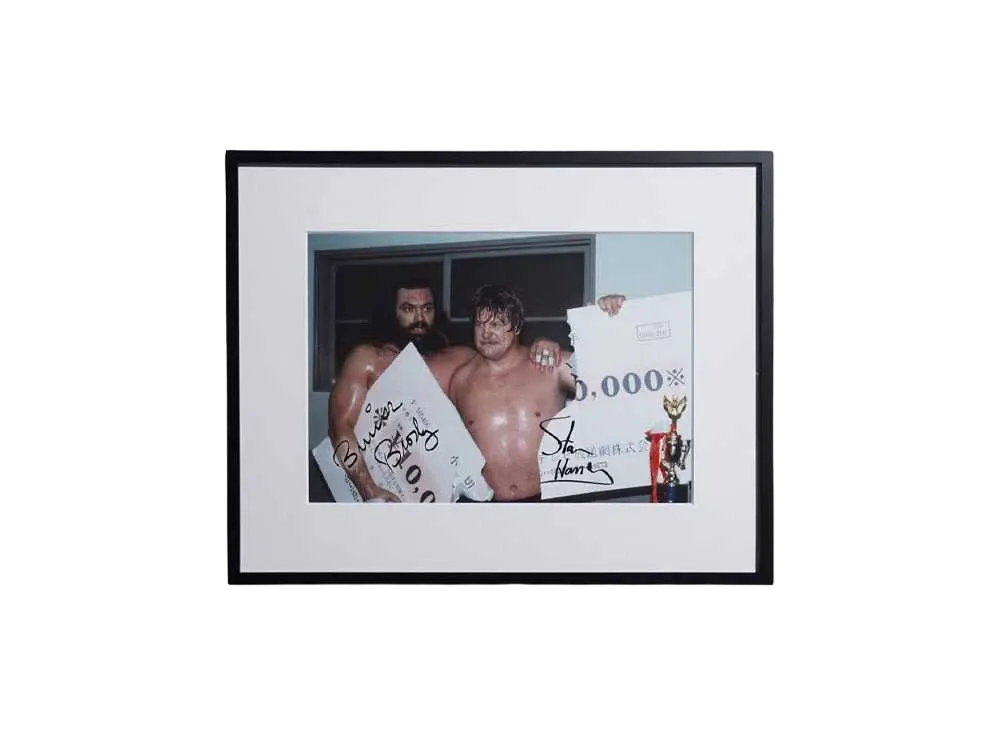 【予約商品】超獣コンビ x 週刊プロレス Signed Framed Picture -11- "MULTI"