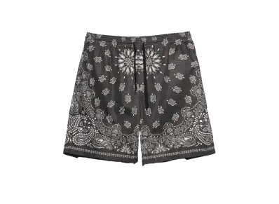 Hide and Seek Bandana Pattern Short(24ss) "BLACK"