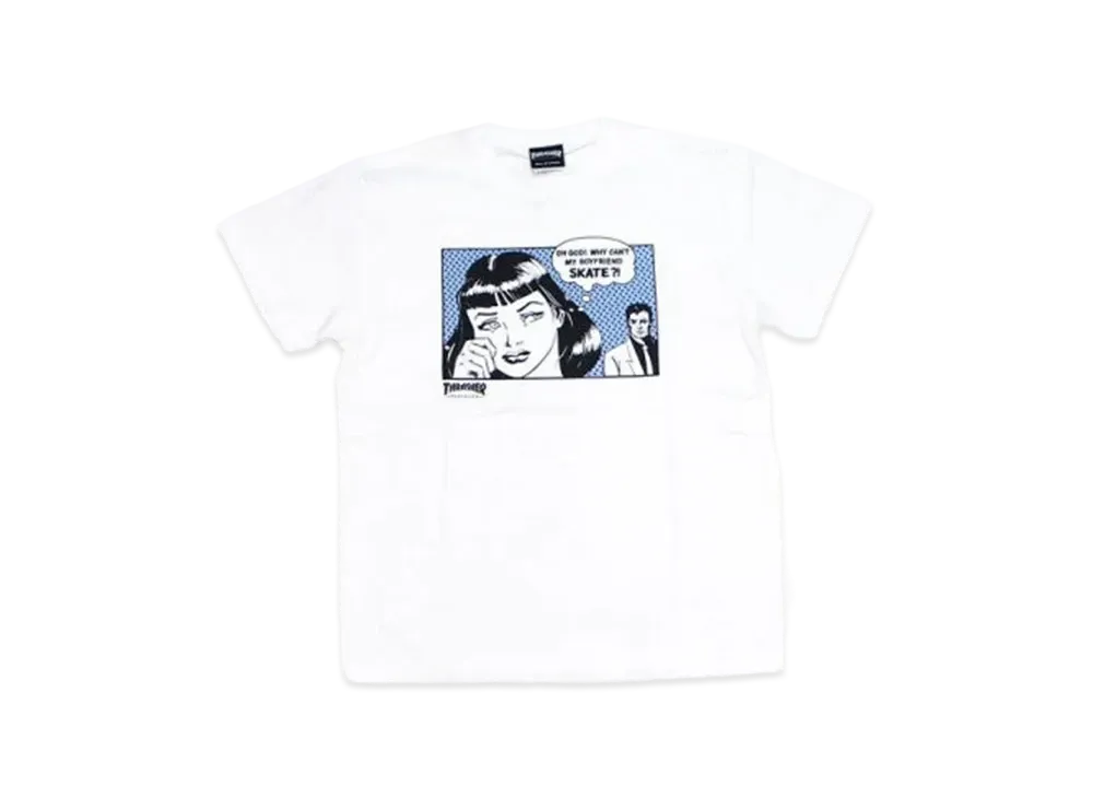 THRASHER Boyfriend Tee "White / Horizon"