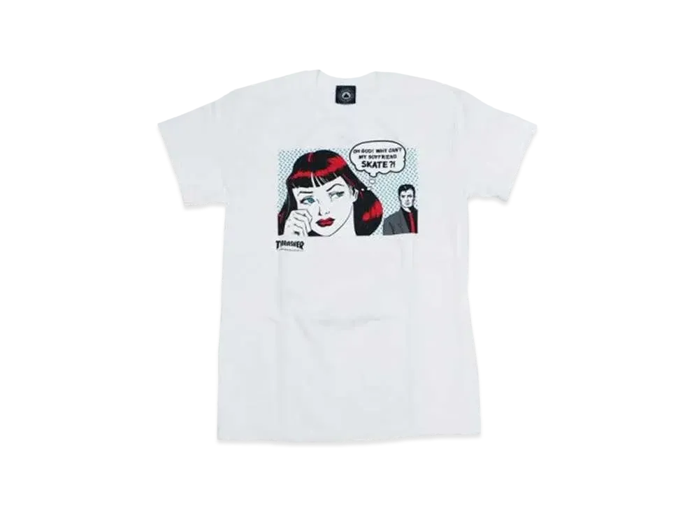 THRASHER New Boyfriend S/S Tee "White"