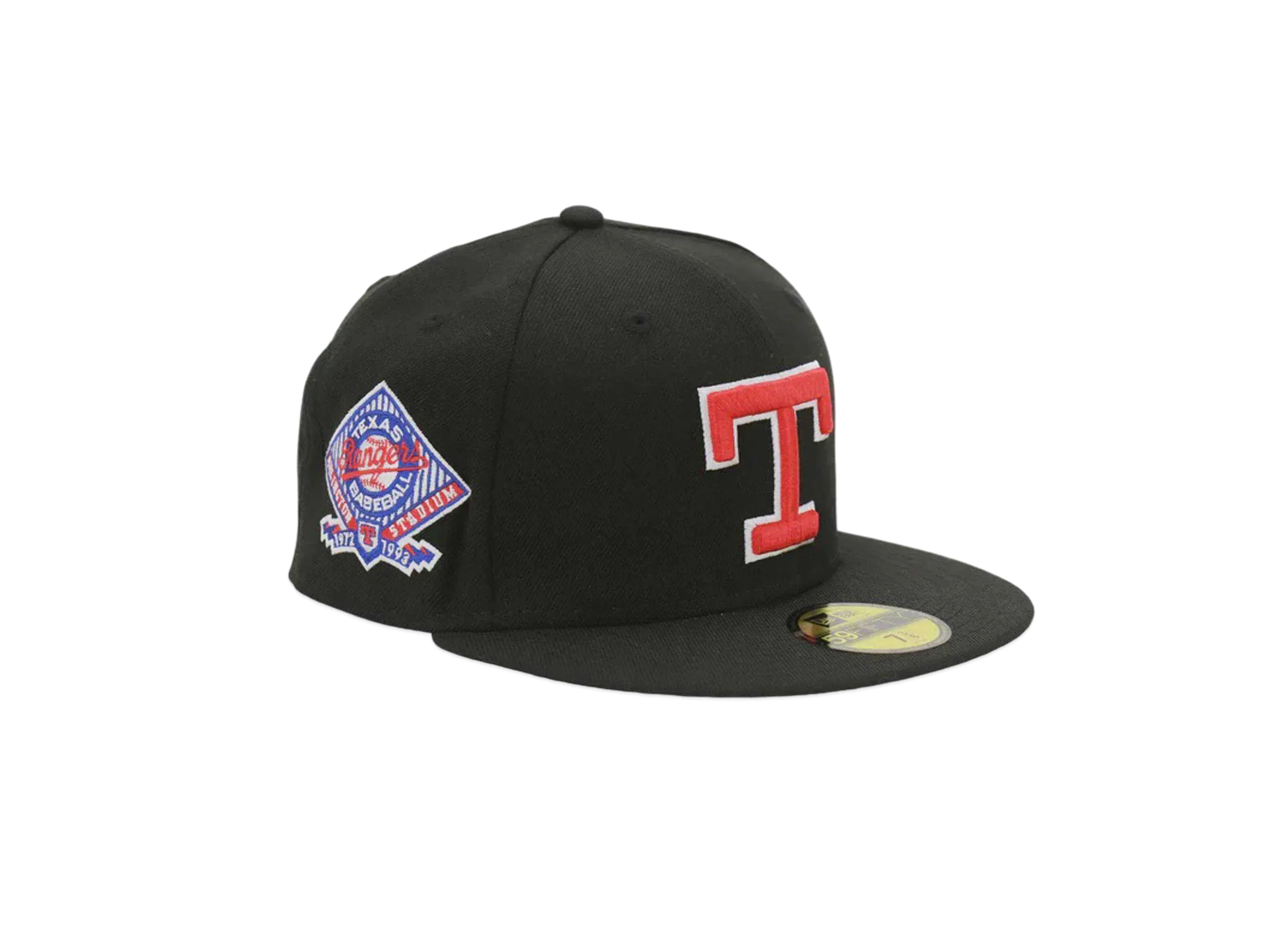 NEW ERA x THE CAP 'COOL CROW' 59Fifty Stadium Texas Rangers 93 BLKOTC "Black"