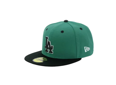 NEW ERA x THE CAP 'CROCODILE' 59Fifty Los Angeles Dodgers PNGBLK "Pine Black"