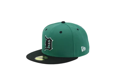 NEW ERA x THE CAP 'CROCODILE' 59Fifty Detroit Tigers PNGBLK "Pine Black"