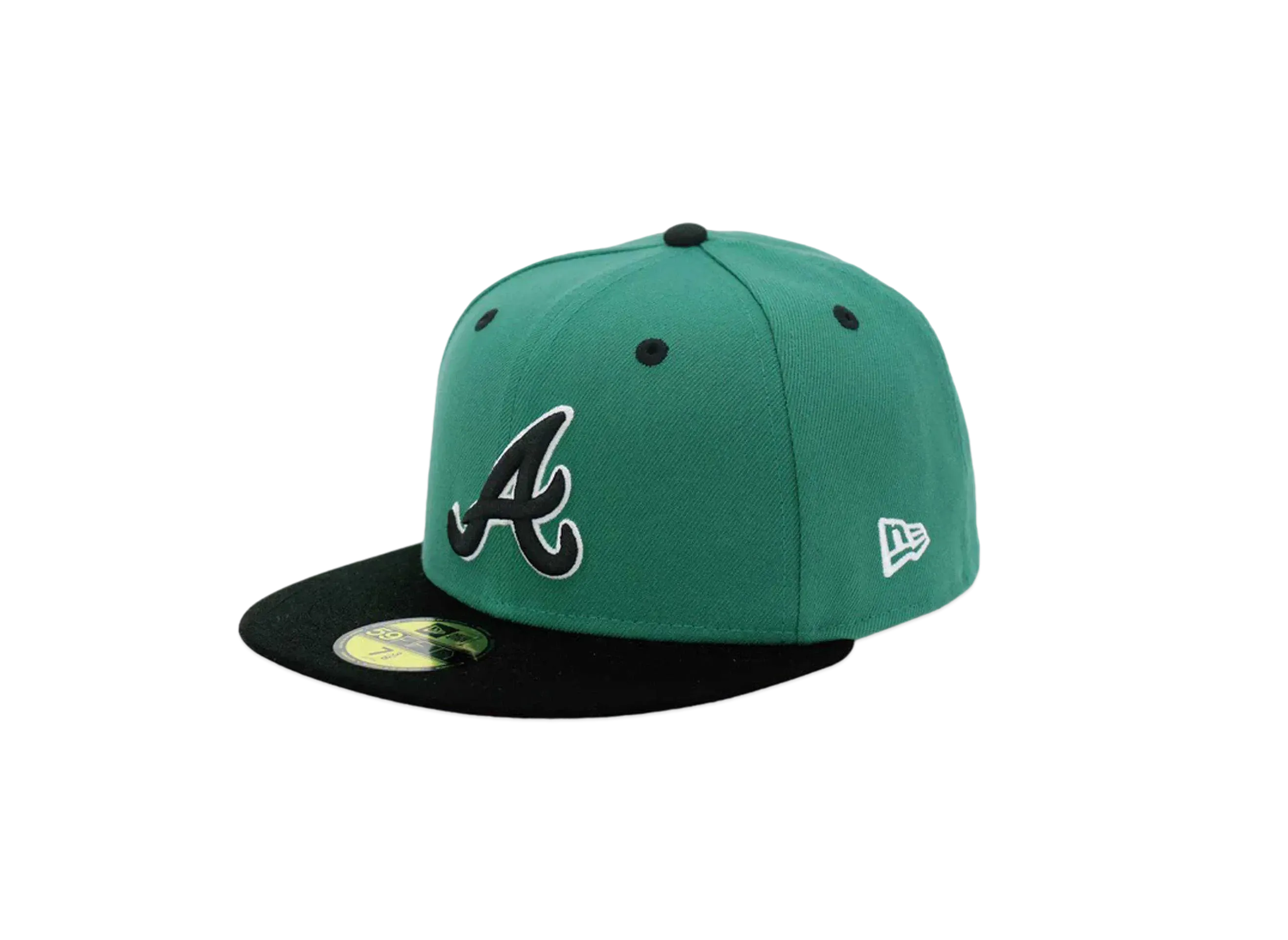 NEW ERA x THE CAP 'CROCODILE' 59Fifty Atlanta Braves PNGBLK "Pine Black"